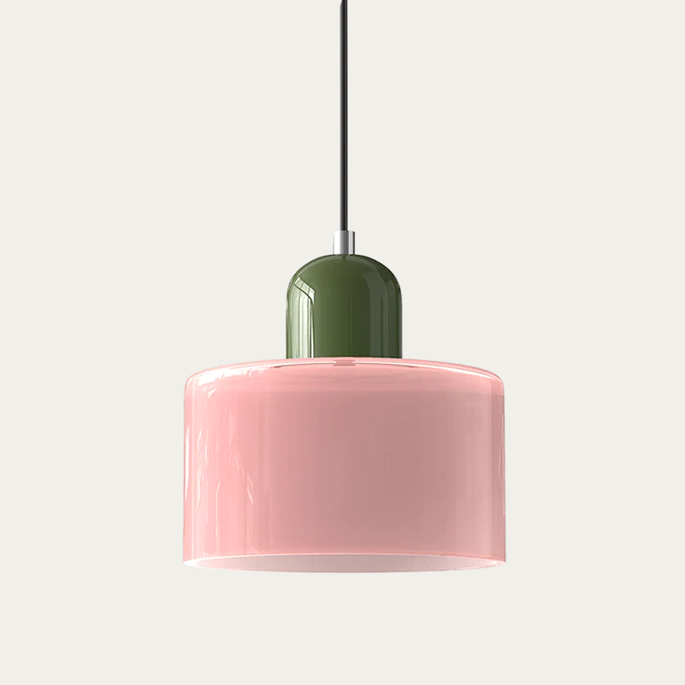 BowLift | Glass light in subtle colors of the kitchen