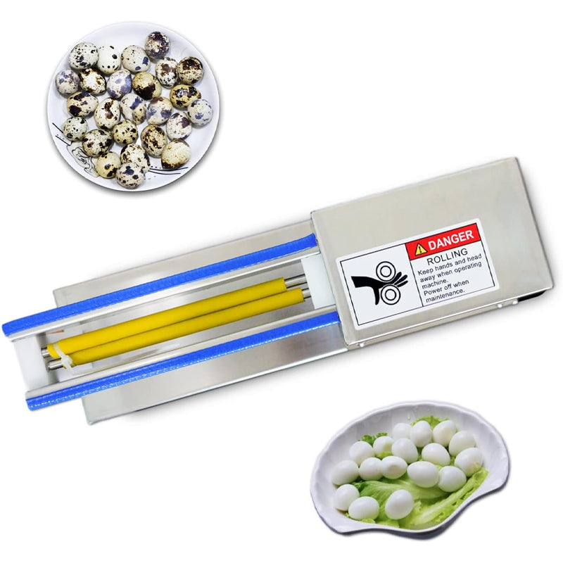 BowLift | 18W Electric Quail Egg Peeler Machine Stainless Steel Quail Egg Sheller for Boiled Quail Eggs