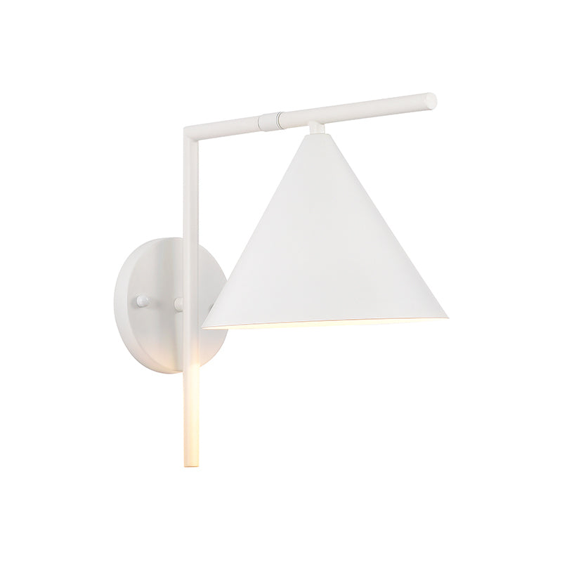 BowLift | Conical Wall Application Lighting Contemporary Metal 1 Head Black/White/Gold Wall Lamp for Bedroom