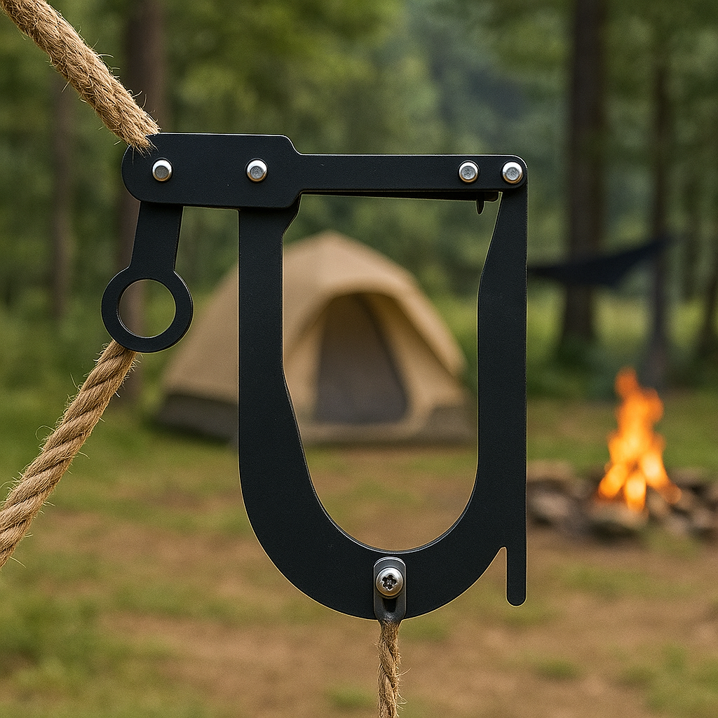 BowLift | Compact Rope Threading Bracket Clamp