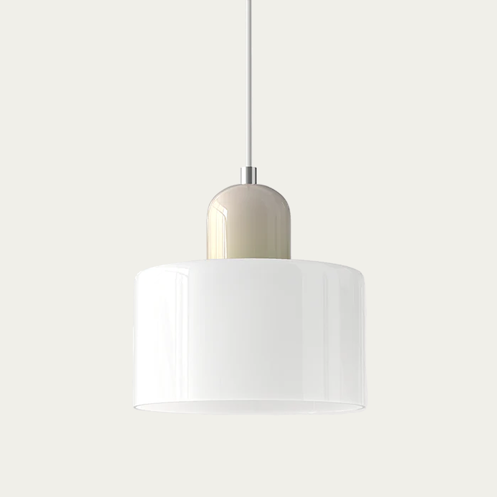 BowLift | Glass light in subtle colors of the kitchen
