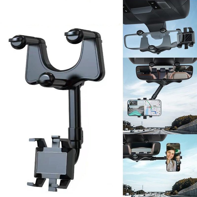 BowLift | Pro Max 360° Rearview Mirror Phone Holder
