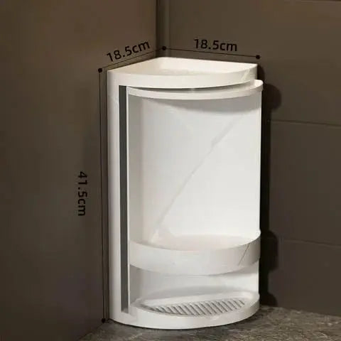 BowLift | 360° Redatable Corner Shelf – Space-Saving Organizer