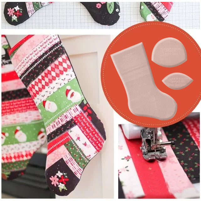 BowLift | Handmade Christmas Stocking Template Set - (With Instructions)