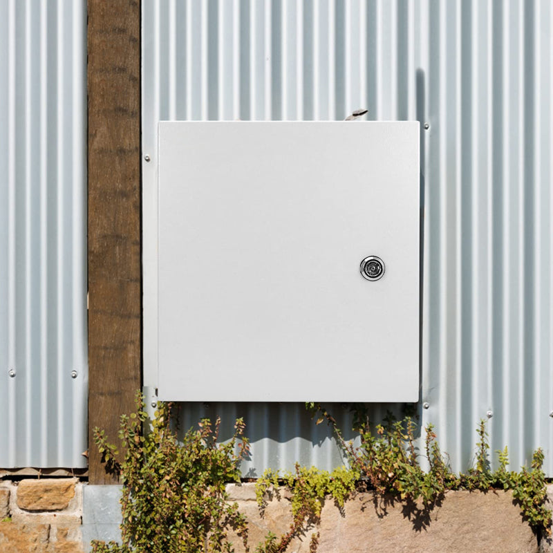 BowLift | 12" x 12" x 8" Electrical Junction Box Steel Enclosure NEMA 4X Enclosure Box Wall Mounted IP66
