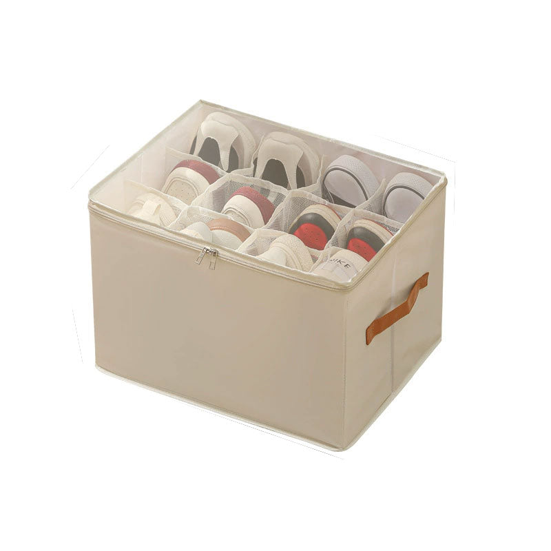 BowLift | Collapsible Shoe Organizer Box with Transparent Cover