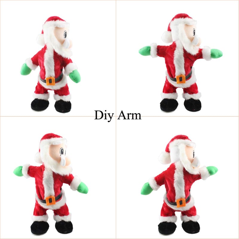 BowLift | Dancing & Singing Santa Claus | Movable Santa Figure with Music | Fun Christmas Decoration & Gift Idea