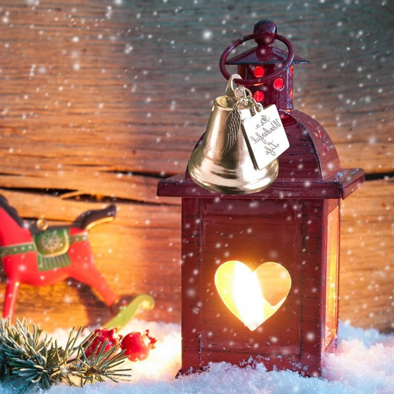 BowLift | 🎄Christmas Tree Memorial Ornaments Angel Wings Bell Pendant Hanging Decoration