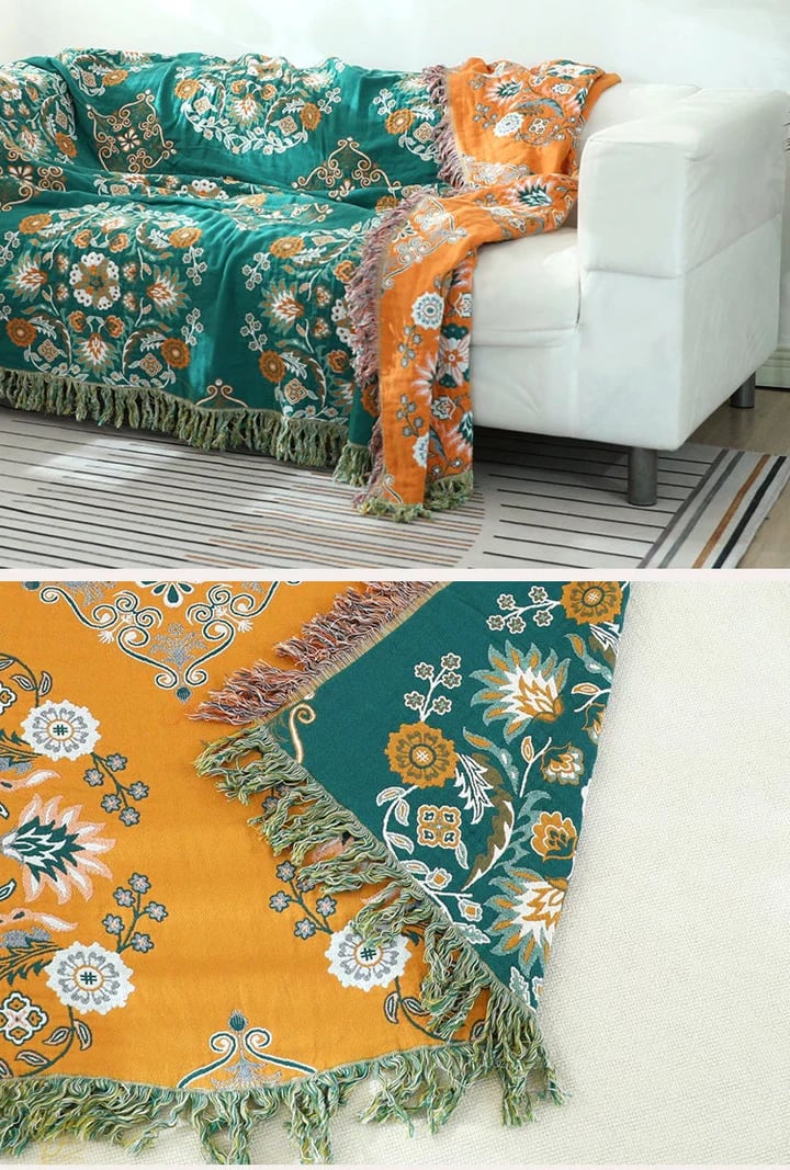 BowLift | Cotton Queen Bedcover Sofa Blanket