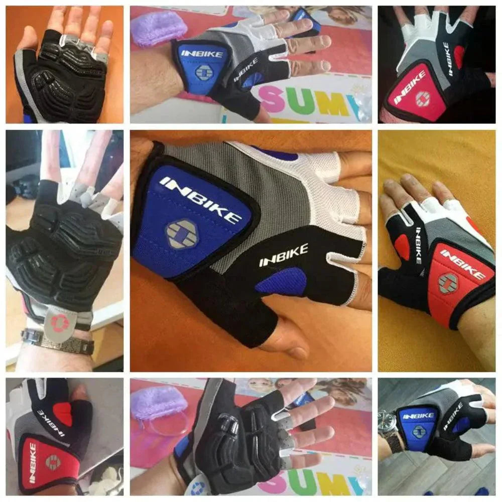 BowLift | 3D Gel Padded Cycling Gloves – Shock-Absorbing Breathable Bike Gloves for Men & Women