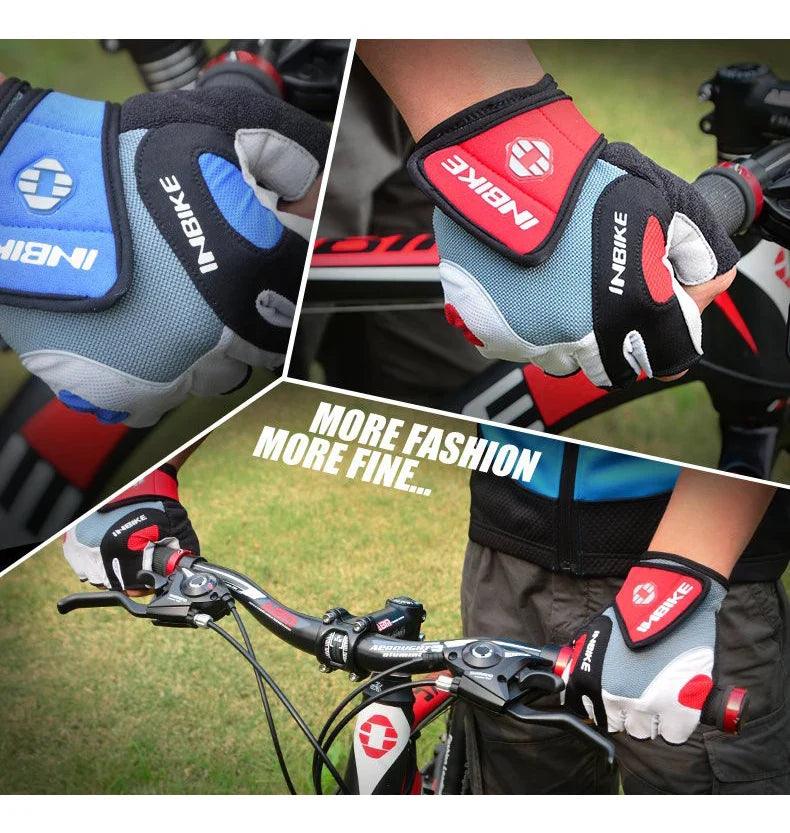 BowLift | 3D Gel Padded Cycling Gloves – Shock-Absorbing Breathable Bike Gloves for Men & Women