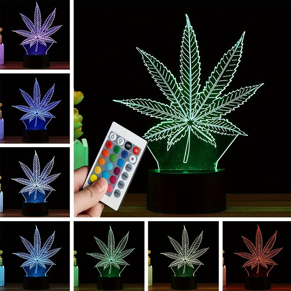 BowLift | GlowBud - 3D Hemp Leaf Lamp