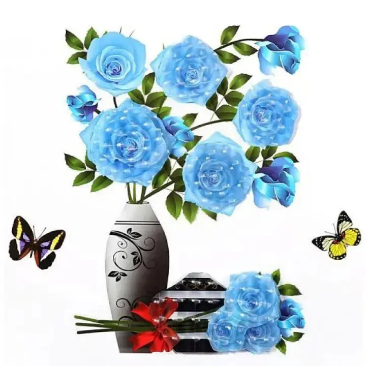 BowLift | 3D-Vase-Wall-Sticker – Removable Flower Decoration