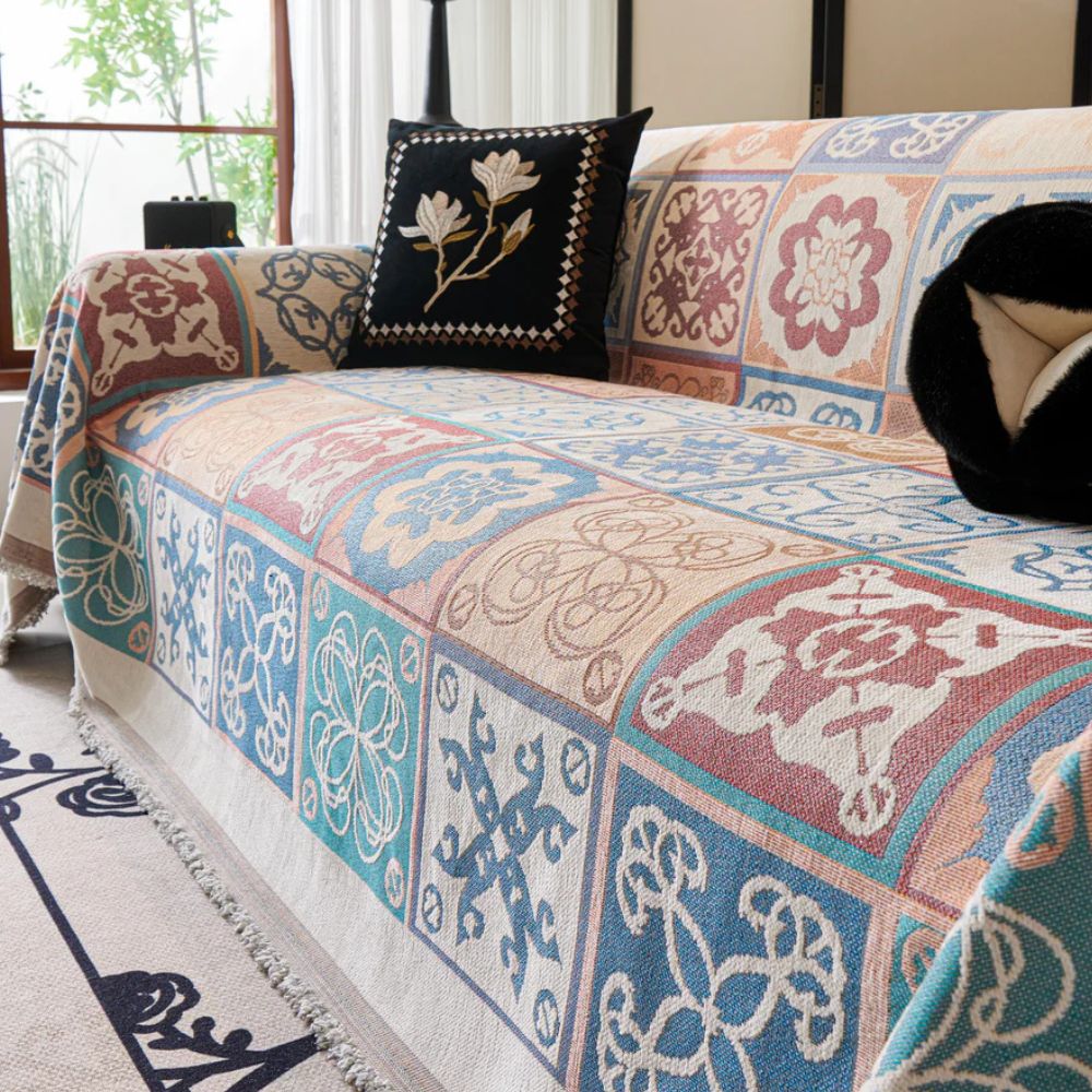 BowLift | Vintage Mosaic Sofa Cover