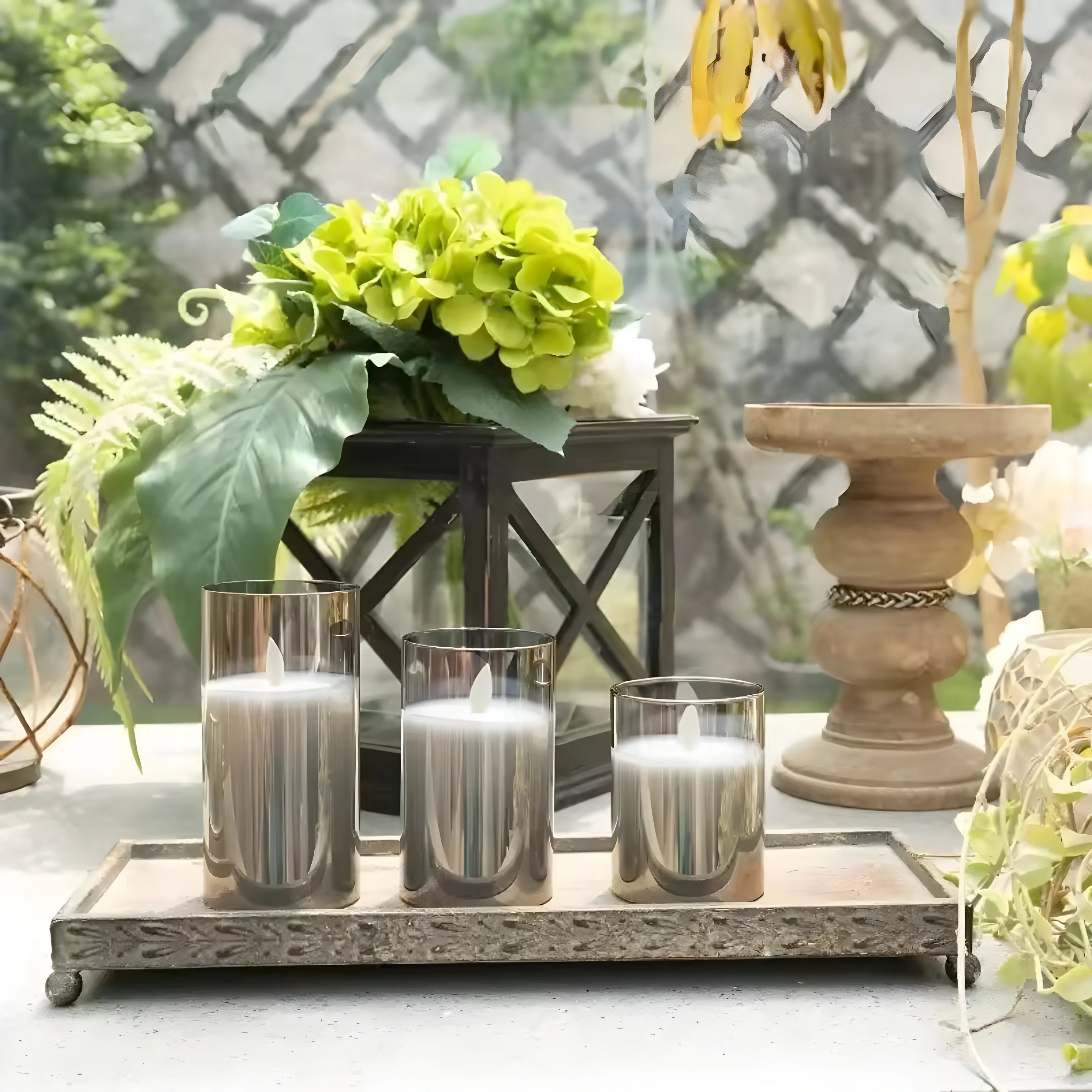 Luminara - Flickering LED Wax Candle Table Lamp