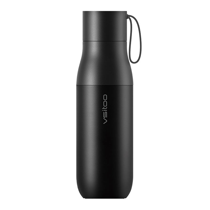BowLift | 450ml Smart Water Bottle, with 24-hour Insulation, Temperature Display, Water Quality Detection and Magnetic Charging, for Home, Office, Sports & Travel