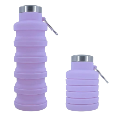 BowLift | Collapsible Silicone Water Bottle – Portable Folding Travel & Sports Bottle Cup