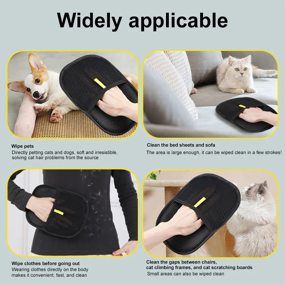 BowLift | Double-Sided Pet Hair Remover and Grooming Glove