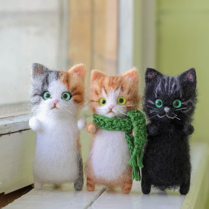 BowLift | DIY Cat Wool Felt Gift for Cat Lovers