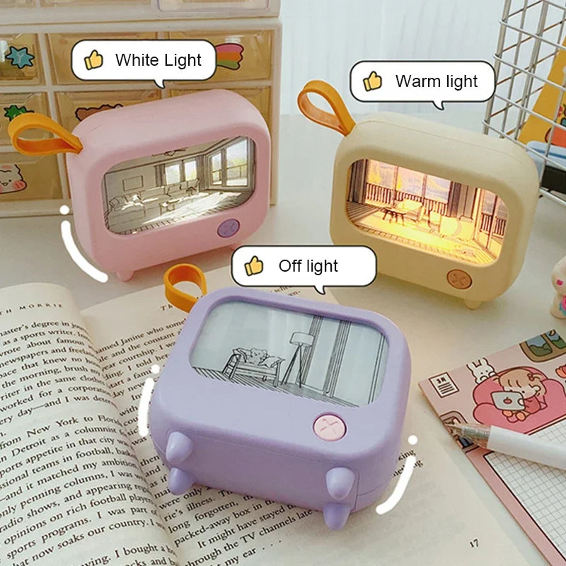 BowLift | Mini TV Painting LED Night Light