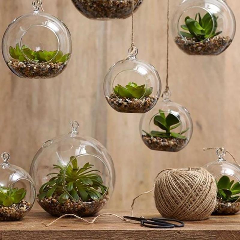 BowLift | Hanging Glass Herb Pots