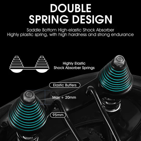 BowLift | Extra Large Bike Seat With Comfortable Thick Foam and Waterproof