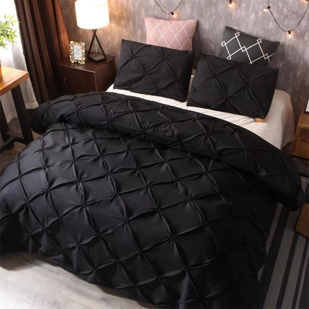 BowLift | Airweave Pintuck | 3pcs Duvet Cover Set
