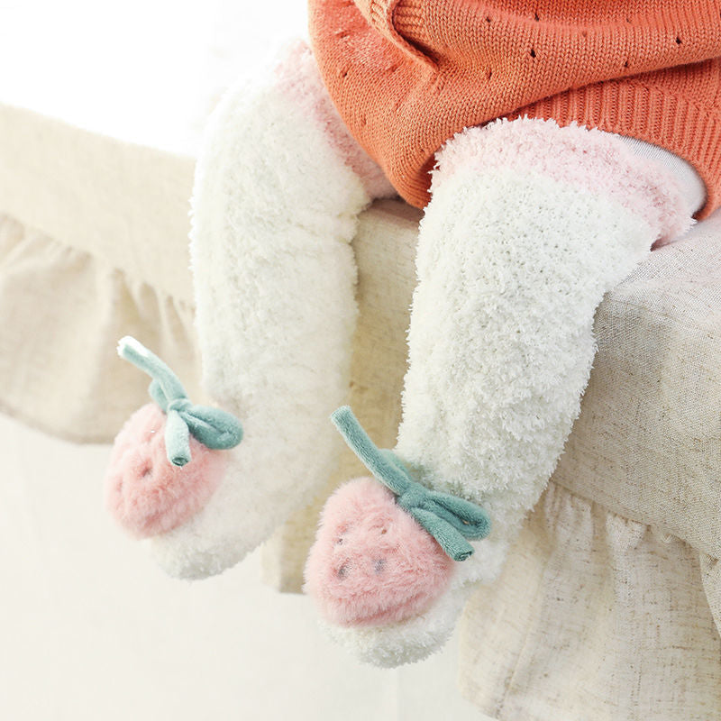 BowLift | Baby Winter Fluffy Fuzzy Socks