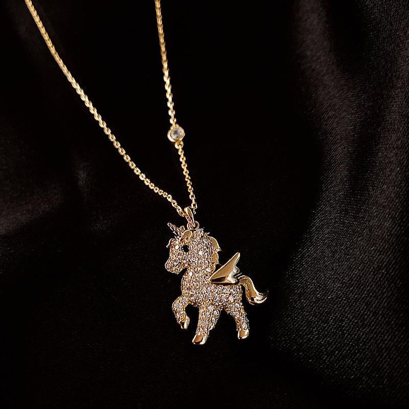 BowLift | Beautiful Angel Horse Pendant Necklace