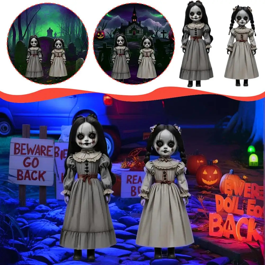 BowLift | Ghost Doll Halloween Decor for Outdoor Yard and Garden