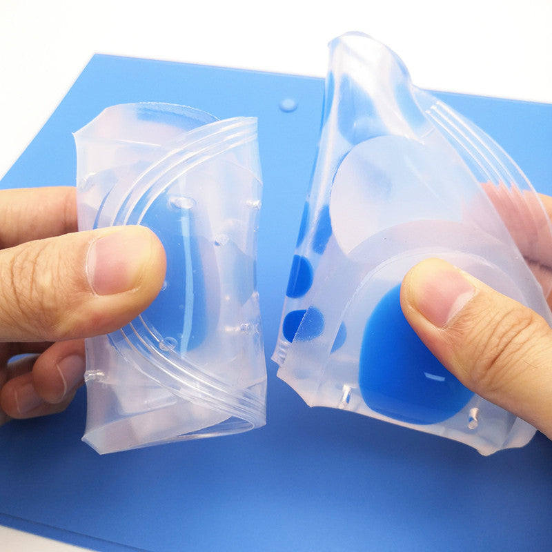 BowLift | Transparent Liquid Silicone Insoles, with Arch Massage, Breathable and Shock Absorption Design, for Men and Women (1 Pair)