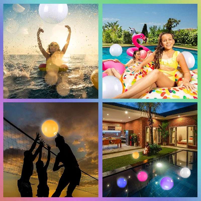 BowLift | Pool Decoration LED Light 16 Colors Glowing Beach Ball