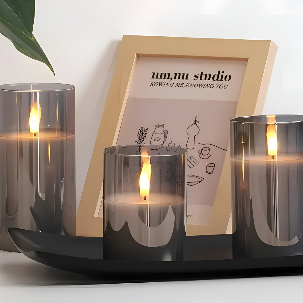 BowLift | Ethereal 3D Flameless Candle | 3pcs Set