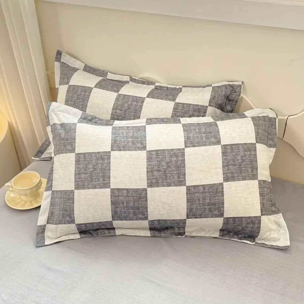 BowLift | Chateau Checkered Bedding Set | 3pcs Set