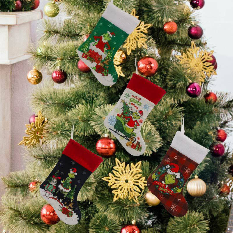 BowLift | Green Christmas Stockings Christmas Decorations