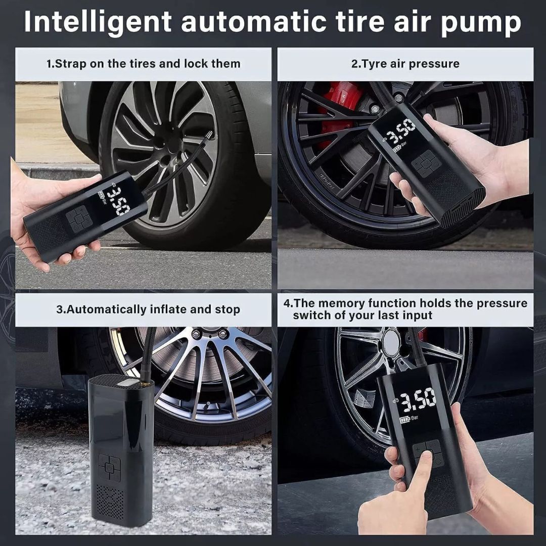 AutoPro – Smart Cordless Tire Inflator 150PSI