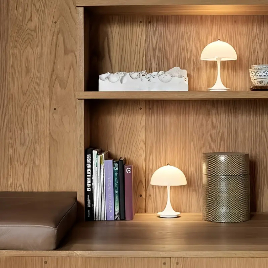 BowLift | Rechargeable LED Table Lamp In White