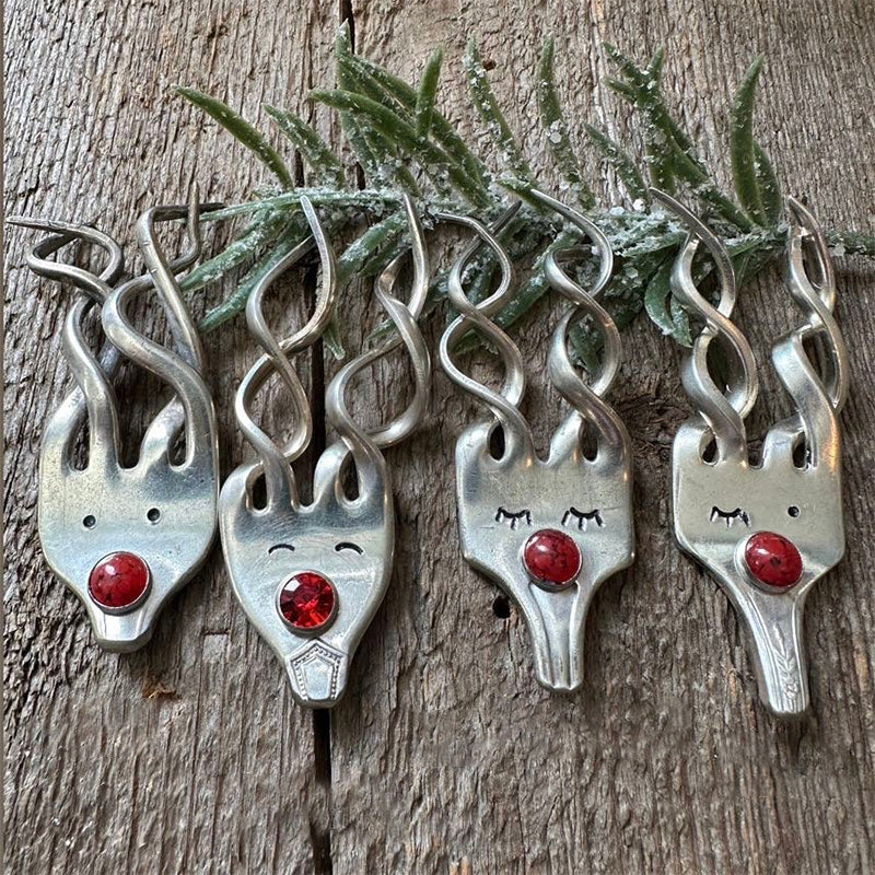 BowLift | Funny Fork Reindeer Ornament