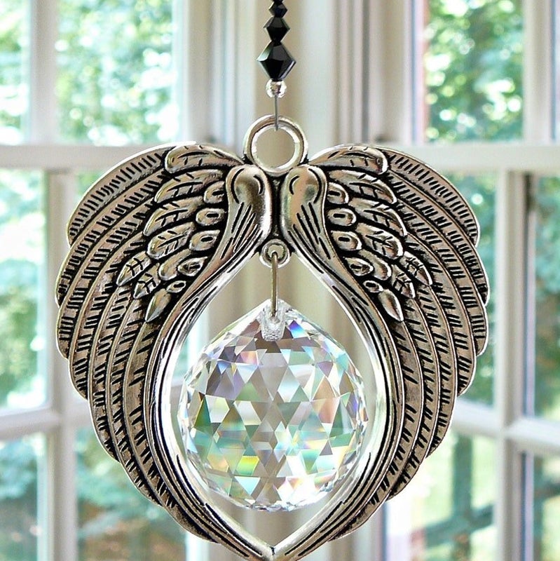 BowLift | Colorful Angel Wings Memorial Ornament