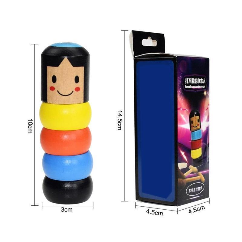 BowLift | Unbreakable Wooden Man Magic Toy