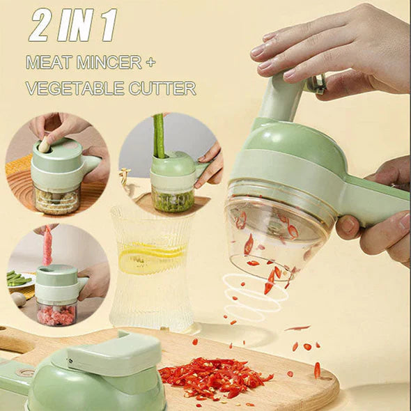 BowLift | 4 In 1 Handheld Electric Vegetable Cutter Set