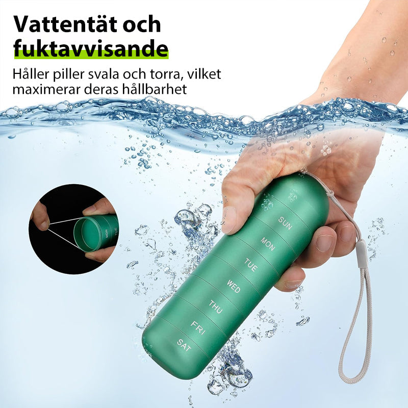 BowLift | 7-Day Portable Pill Organizer for Travel