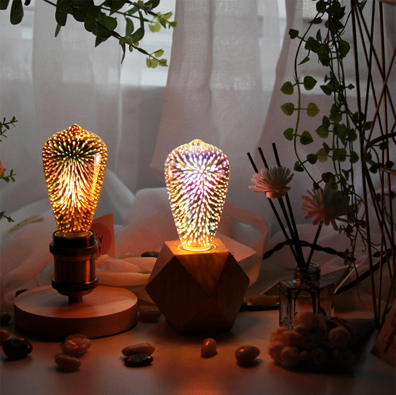 BowLift | 3D Fireworks LED Light Bulb