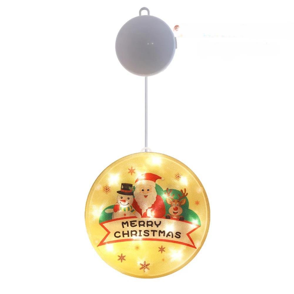 BowLift | Christmas Tree LED Window Lights – 3D Battery-Powered Fairy Glow with Easy Hang & Double-Sided Tape
