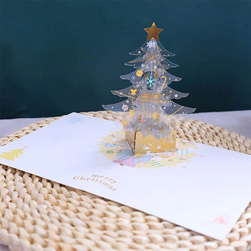 BowLift | Pop Up Christmas Tree Card - 3D Merry Christmas Greeting Card