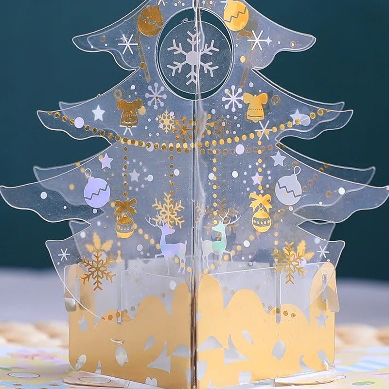 BowLift | Pop Up Christmas Tree Card - 3D Merry Christmas Greeting Card
