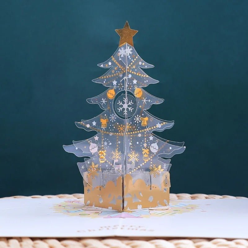BowLift | Pop Up Christmas Tree Card - 3D Merry Christmas Greeting Card