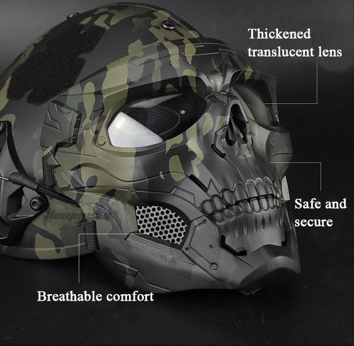 BowLift | Skull Face Mask – Breathable PRedective Gear for Airsoft and Paintball