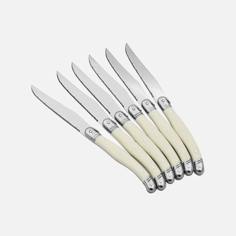 BowLift | IvoryElegance – Luxury Laguiole Cutlery Set with Timeless Style