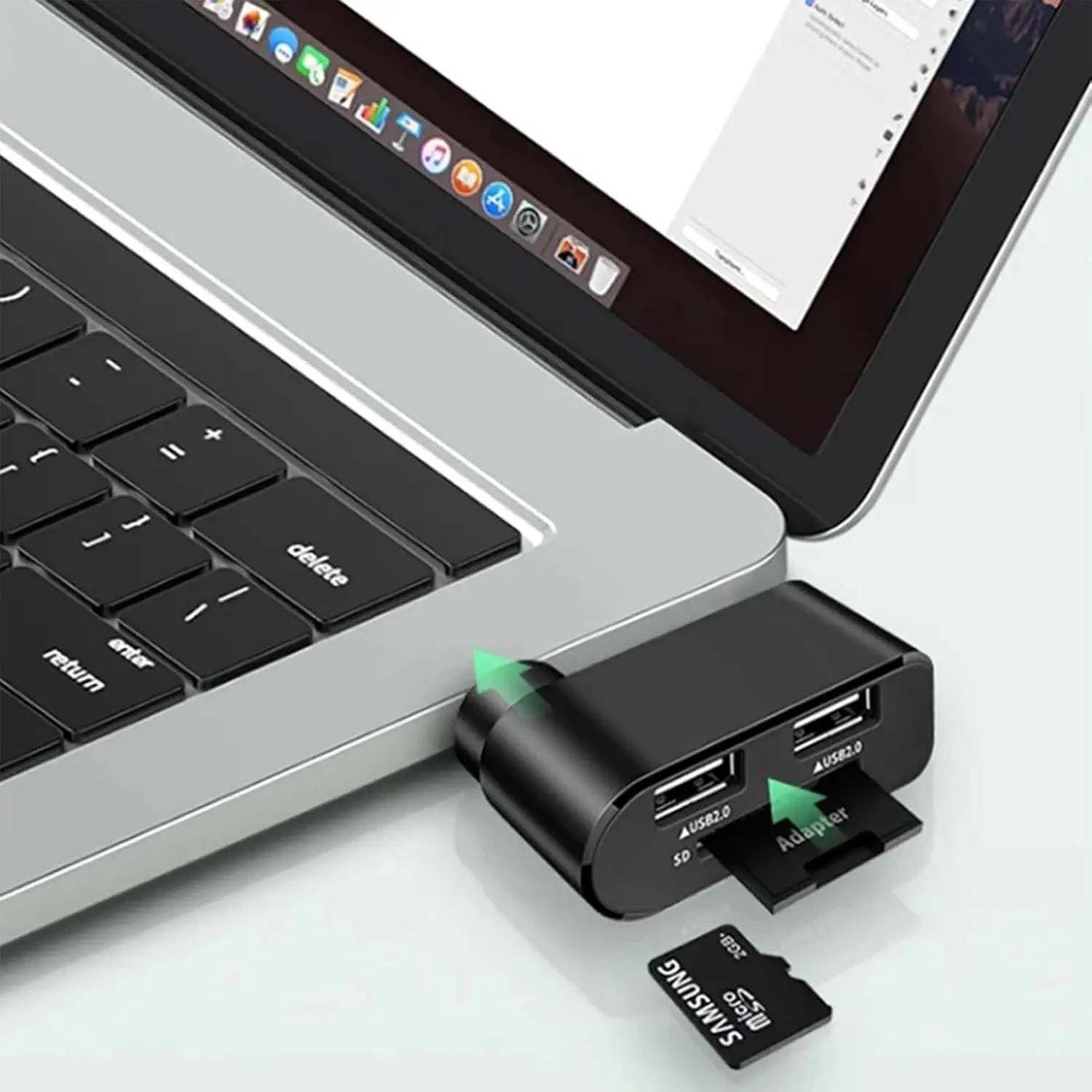 BowLift | 4-in-1 Redatable USB hub – More ports, less clutter